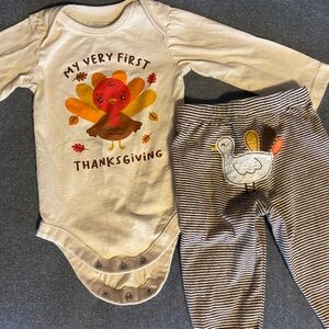 My First Thanksgiving Baby Outfit